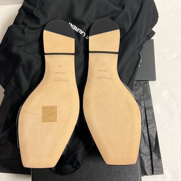 SAINT LAURENT Tribute Nu Pieds Slide Sandals Size 7US - Picture 9 of 13